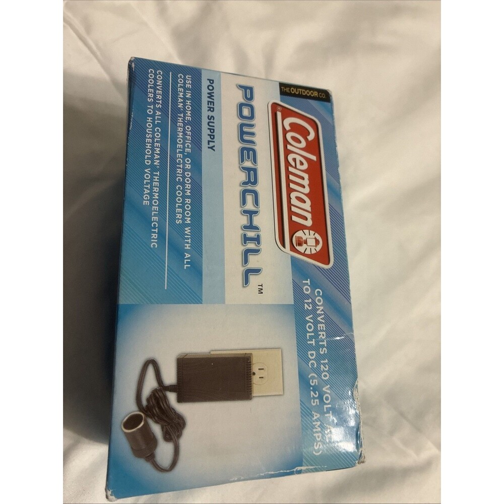 Coleman PowerChill Power Supply 120V Adapter Converter for Coolers Fridge AC DC